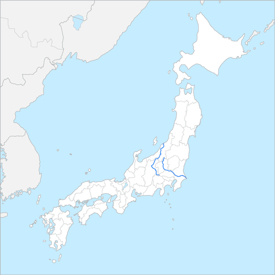 일본 강 지도