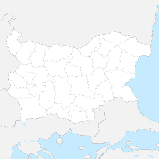 불가리아 행정 지도