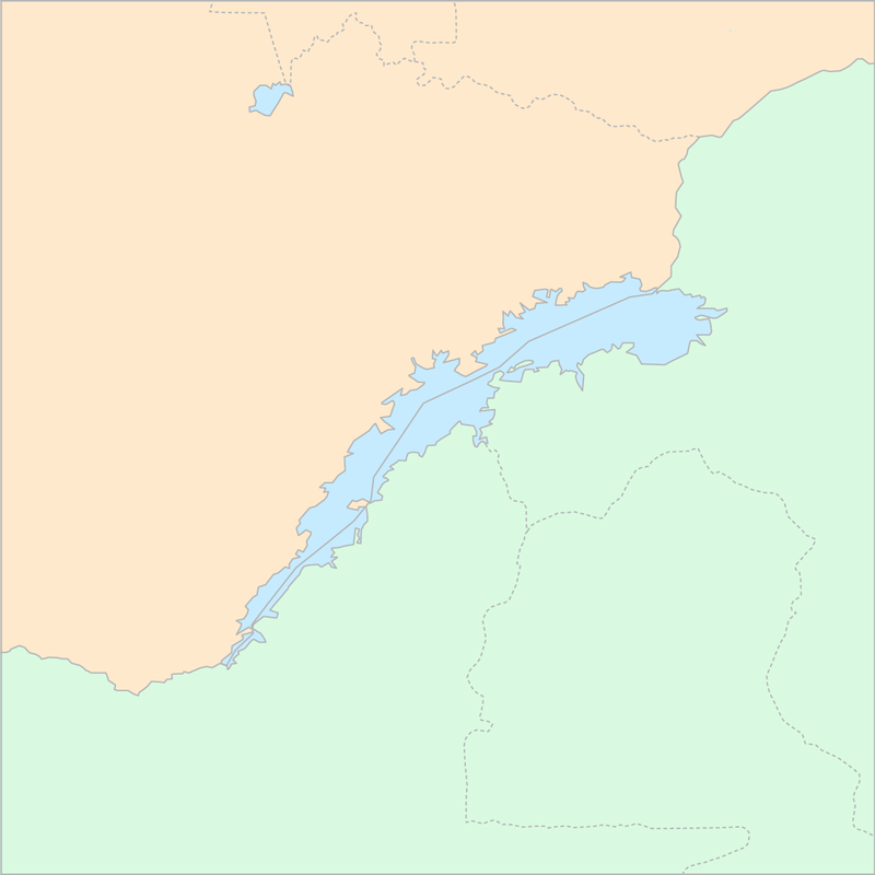 카리바호 국가 지도