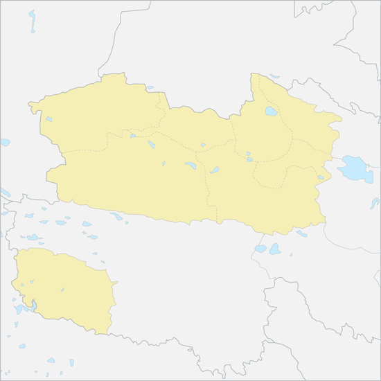 하이시 몽골족 티베트족 자치주 행정 지도