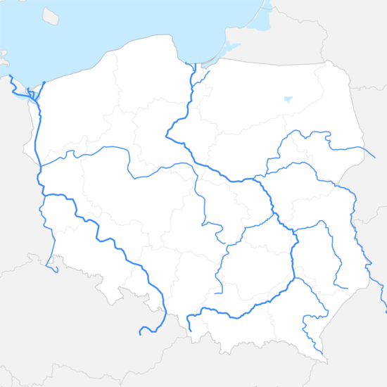 폴란드 강 지도