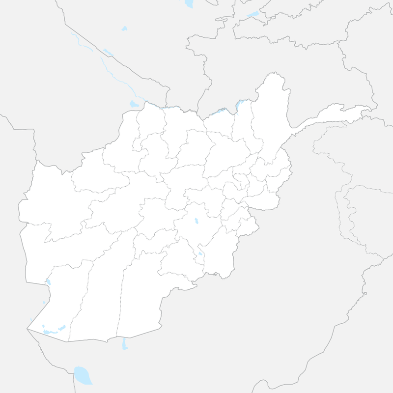 아프가니스탄 행정 지도