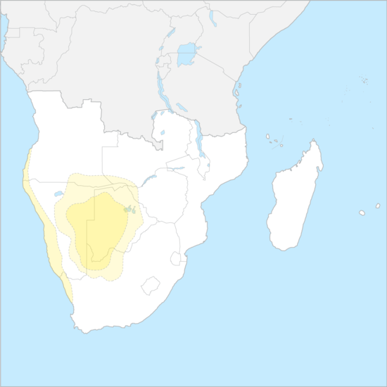 남아프리카 사막 지도