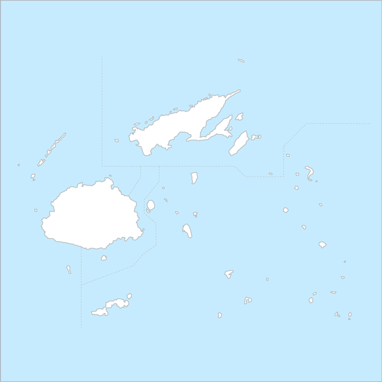 비티레부섬과 바누아레부섬 행정 지도