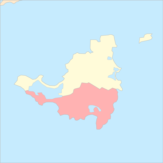 세인트마틴섬 국가 지도