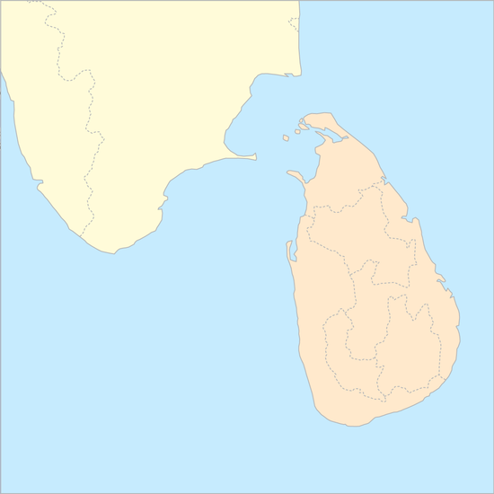 포크해협 국가 지도