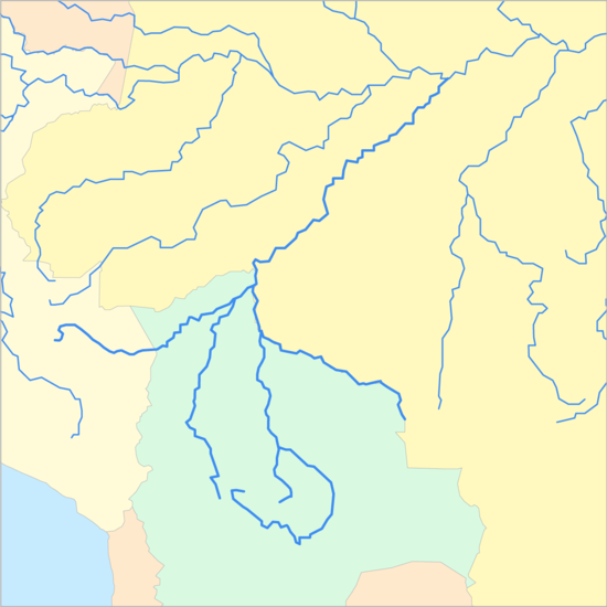 마데이라강 국가 지도