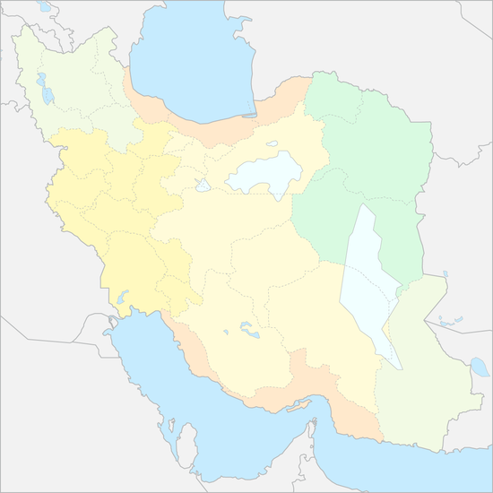 페르시아 국가 지도