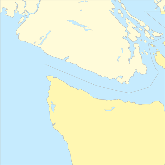 환드퓨카해협 국가 지도