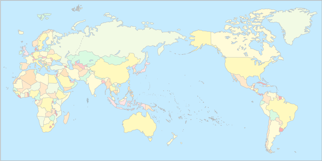 세계 국가 지도
