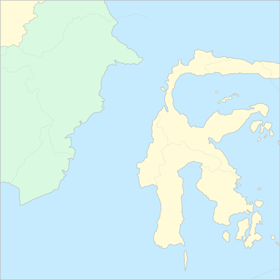 마카사르해협 행정 지도