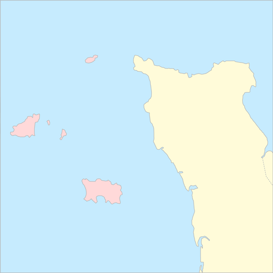 채널제도와 코탕탱반도 국가 지도