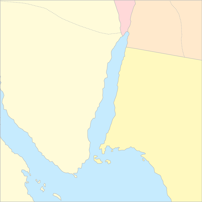 아카바만 국가 지도