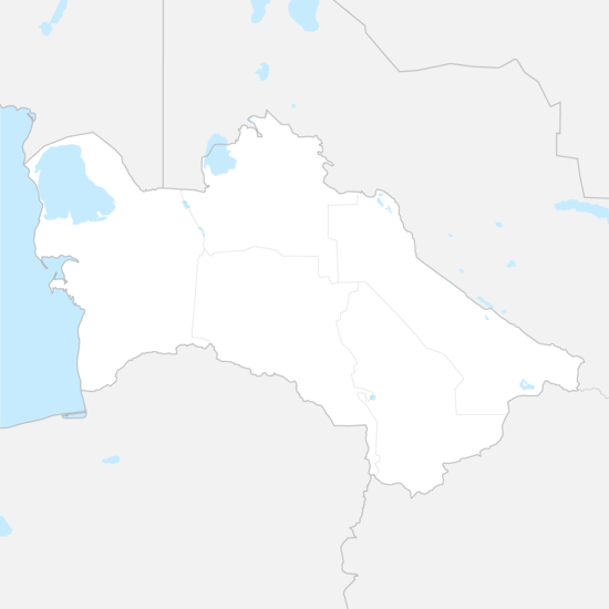 투르크메니스탄 행정 지도