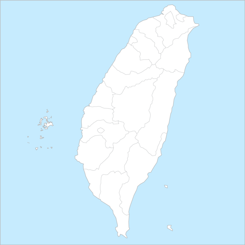 대만섬 행정 지도