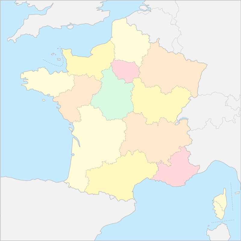 프랑스 행정 지도