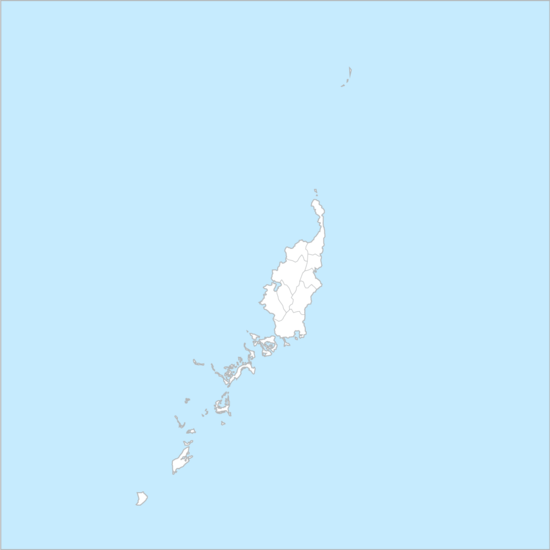 바벨다오브섬과 첼바체브제도 행정 지도
