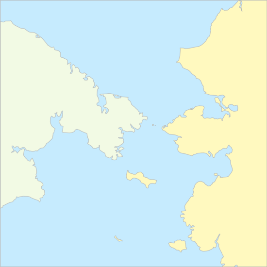 베링해협 주변 국가 지도