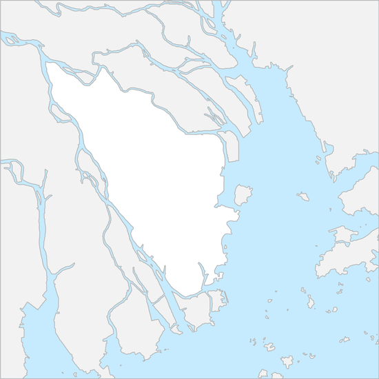 중산섬 행정 지도