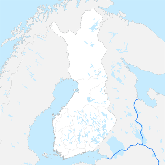 핀란드 행정 지도