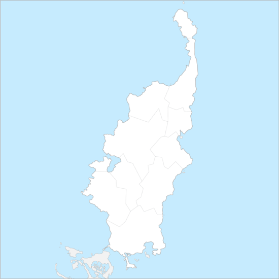 바벨다오브섬 행정 지도