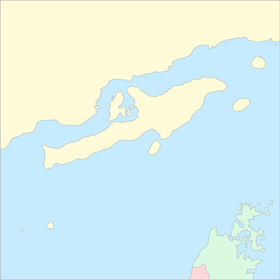 케슘섬 행정 지도