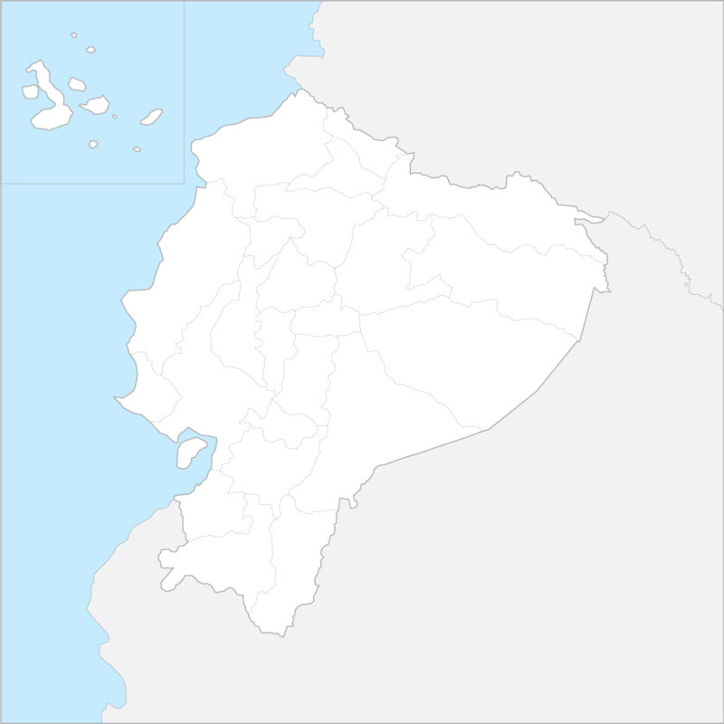 에콰도르 행정 지도
