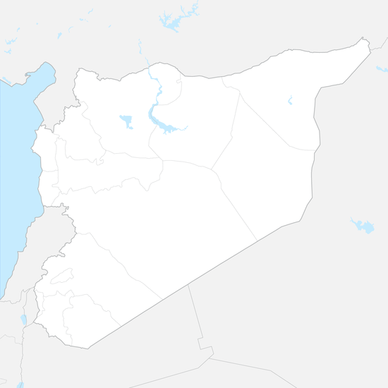 시리아 행정 지도