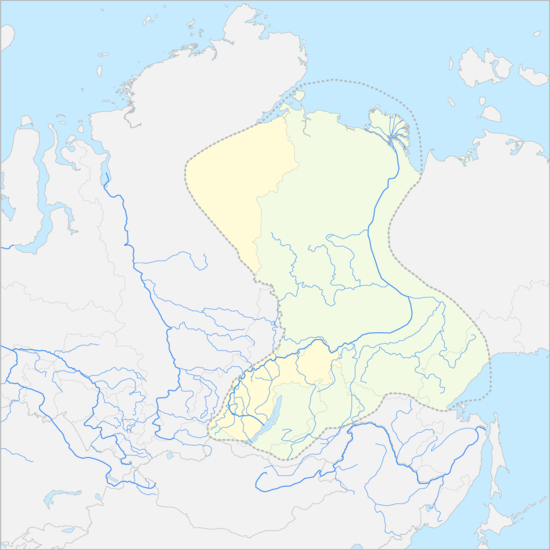 시베리아 순상지 지도