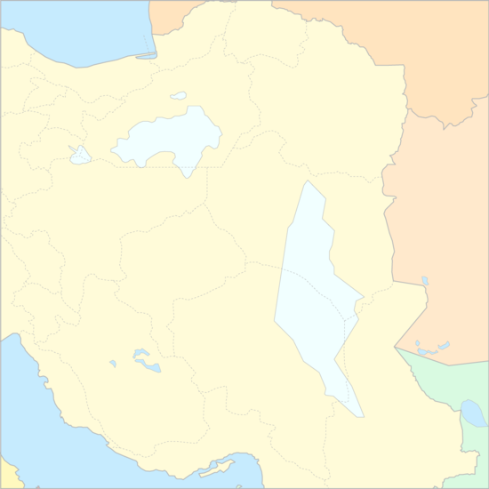 이란 소금사막 지도