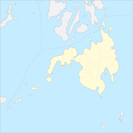 민다나오섬 행정 지도