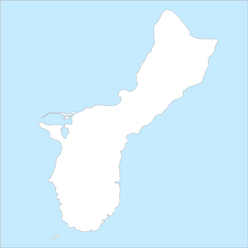 괌 행정 지도