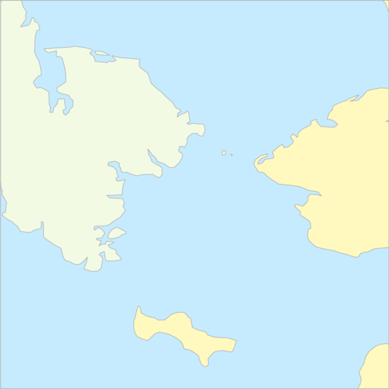 베링해협 국가 지도
