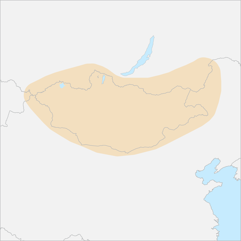 몽골고원 행정 지도