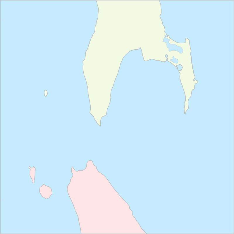 라페루즈해협 국가 지도