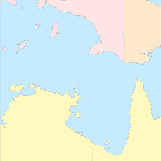 아라푸라해 국가 지도