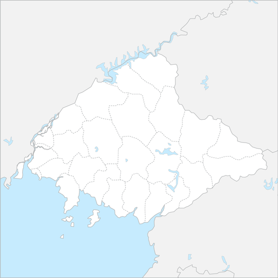평안북도 행정 지도