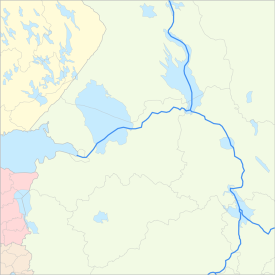 러시아유럽 호수 지도