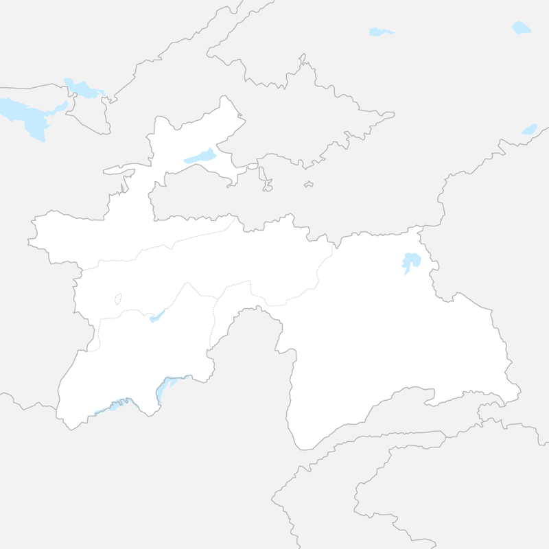 타지키스탄 행정 지도