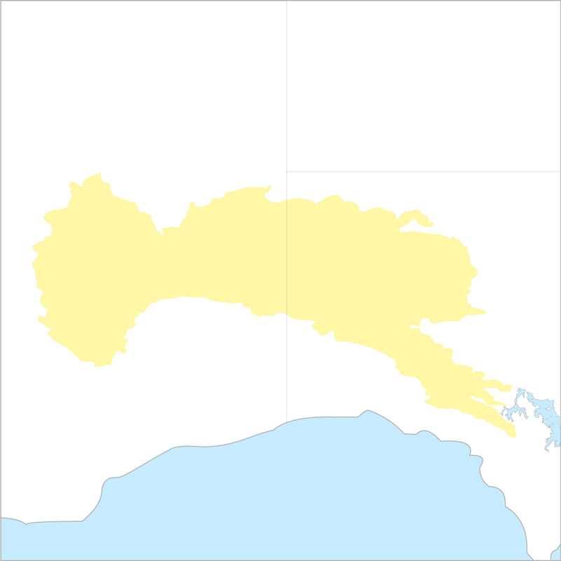 그레이트 빅토리아 사막 행정 지도
