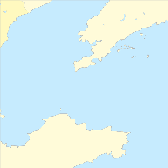 보하이해협 행정 지도